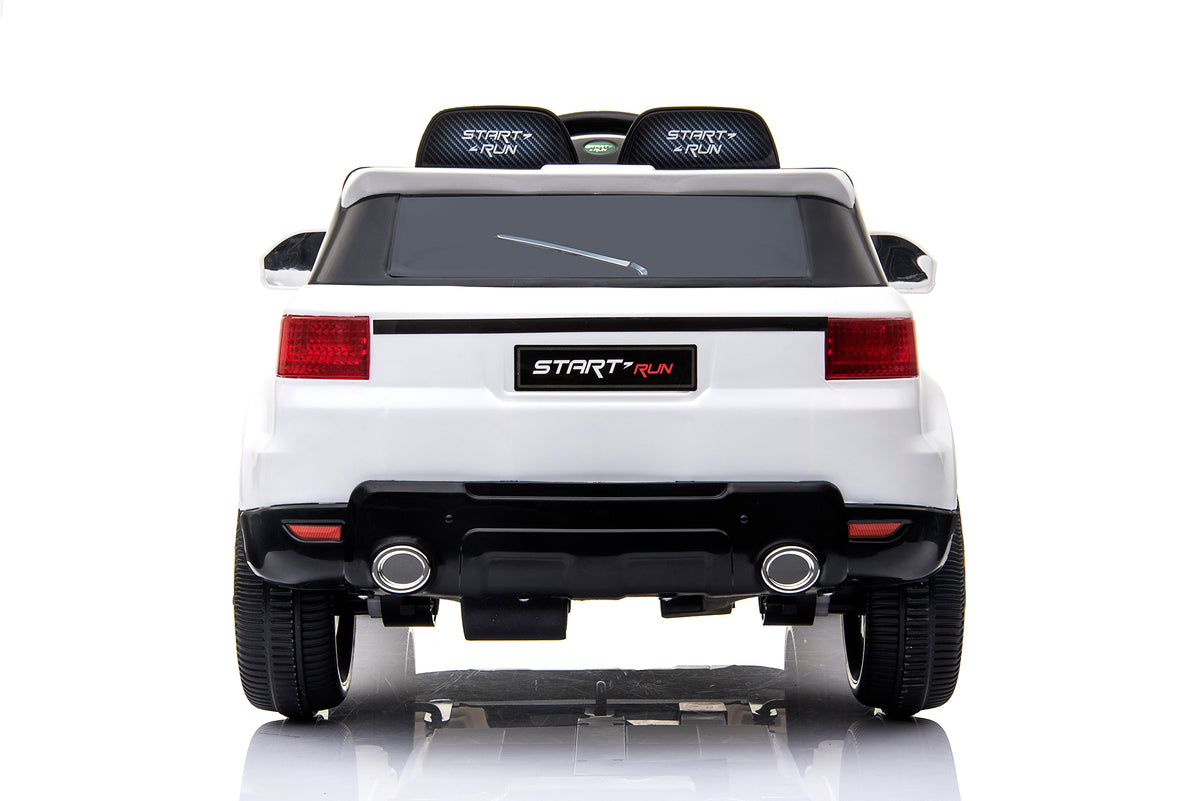 Kids Ride-On Car Range Rover Inspired White w/ Remote MP3 And Electric Battery