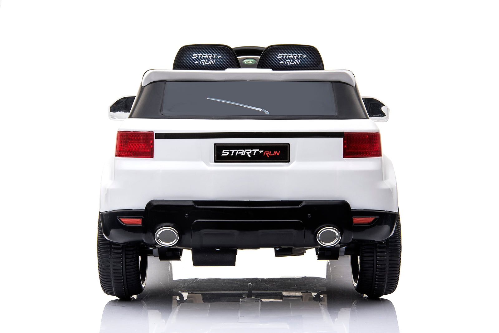 Kids Ride-On Car Range Rover Inspired White w/ Remote MP3 And Electric Battery