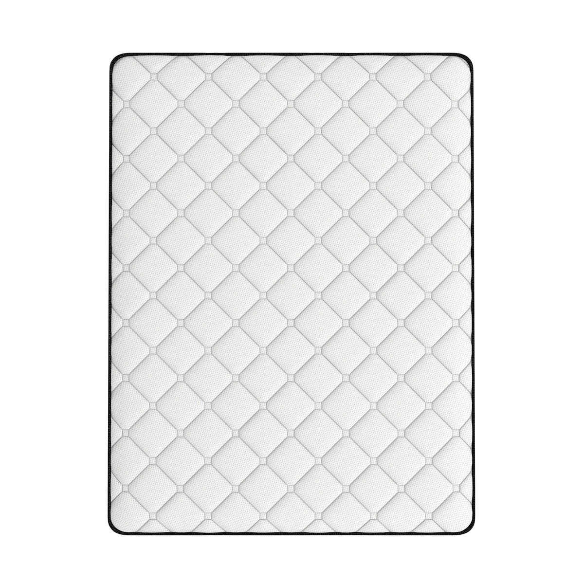 Comforpedic Mattress 5 Zone Medium Support Foam Bonnell Spring 21CM - Double - White  Black