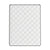 Comforpedic Mattress 5 Zone Medium Support Foam Bonnell Spring 21CM - King - White  Black