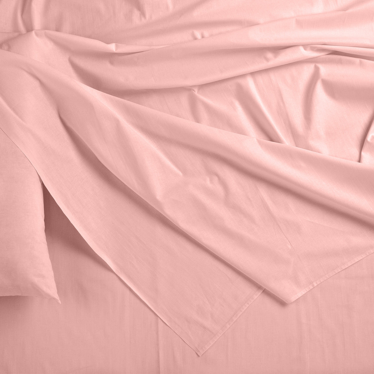 Royal Comfort Bamboo Blended Sheet & Pillowcases Set 1000TC Ultra Soft Bedding - Queen - Blush