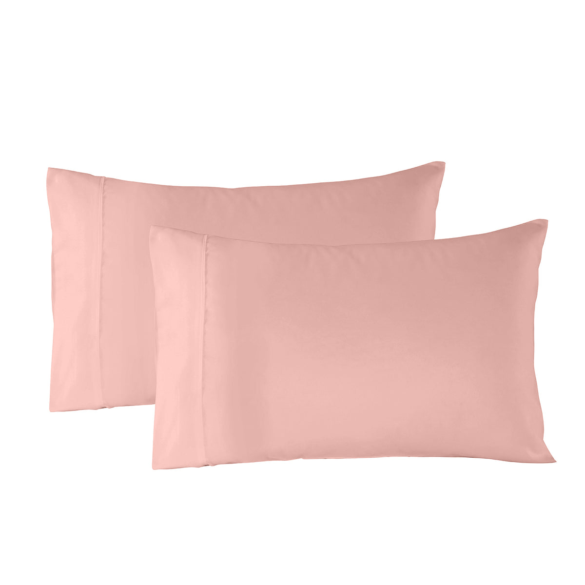 Royal Comfort Bamboo Blended Sheet & Pillowcases Set 1000TC Ultra Soft Bedding - Queen - Blush