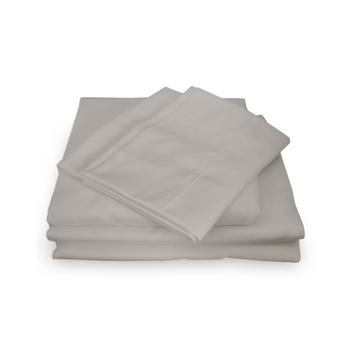 Royal Comfort 1000TC Hotel Grade Bamboo Cotton Sheets Pillowcases Set Ultrasoft - Double - Dove