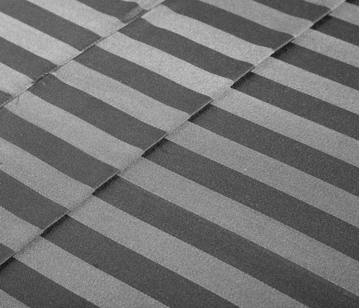 Royal Comfort 1200TC Sheet Set Damask Cotton Blend Ultra Soft Sateen Bedding - Queen - Charcoal Grey