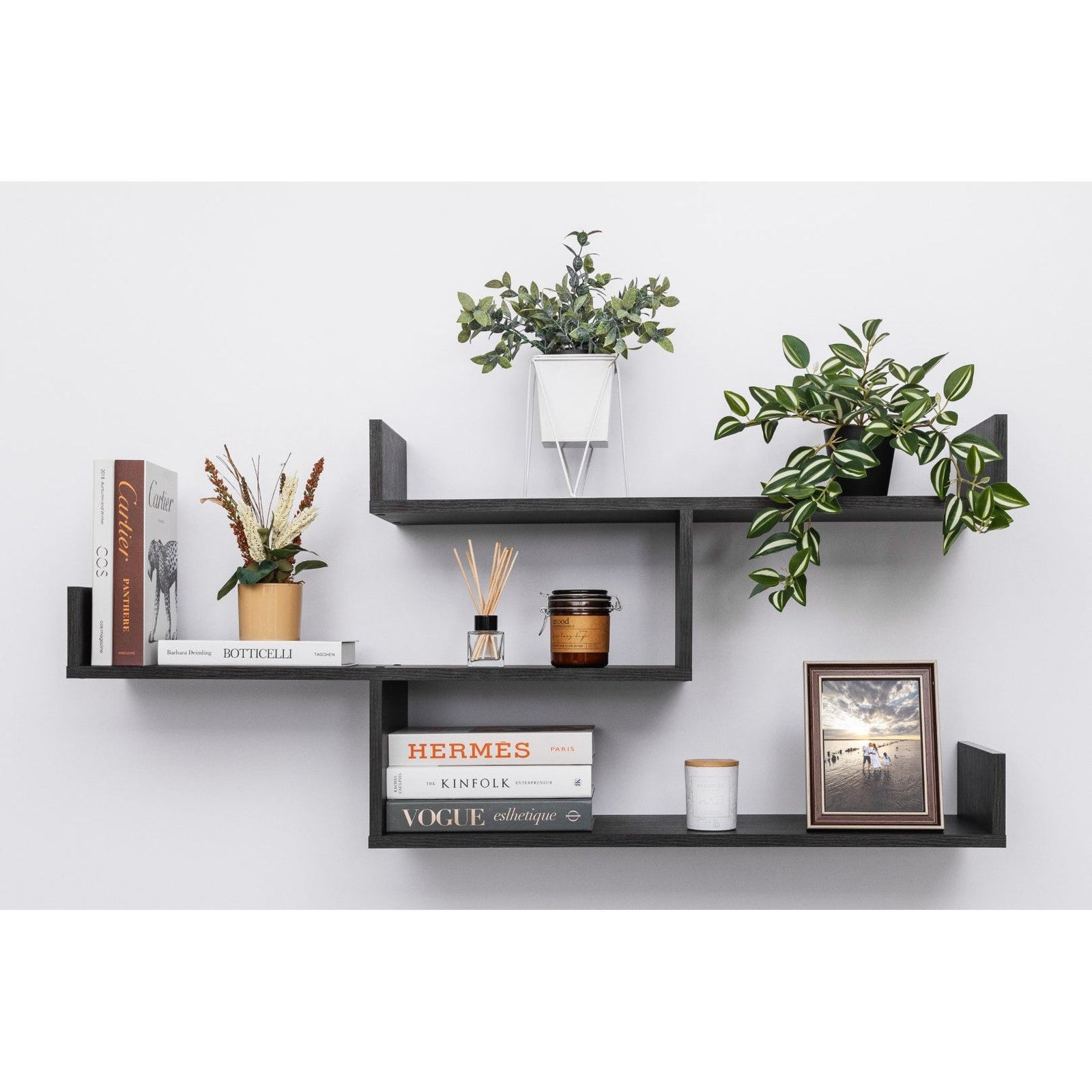 ZURICH MULTI LEVEL SHELF KIT (NORDIC ASH)