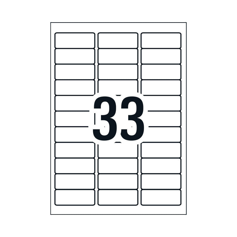 AVERY Laser Label QP L7157 33Up Pack of 100