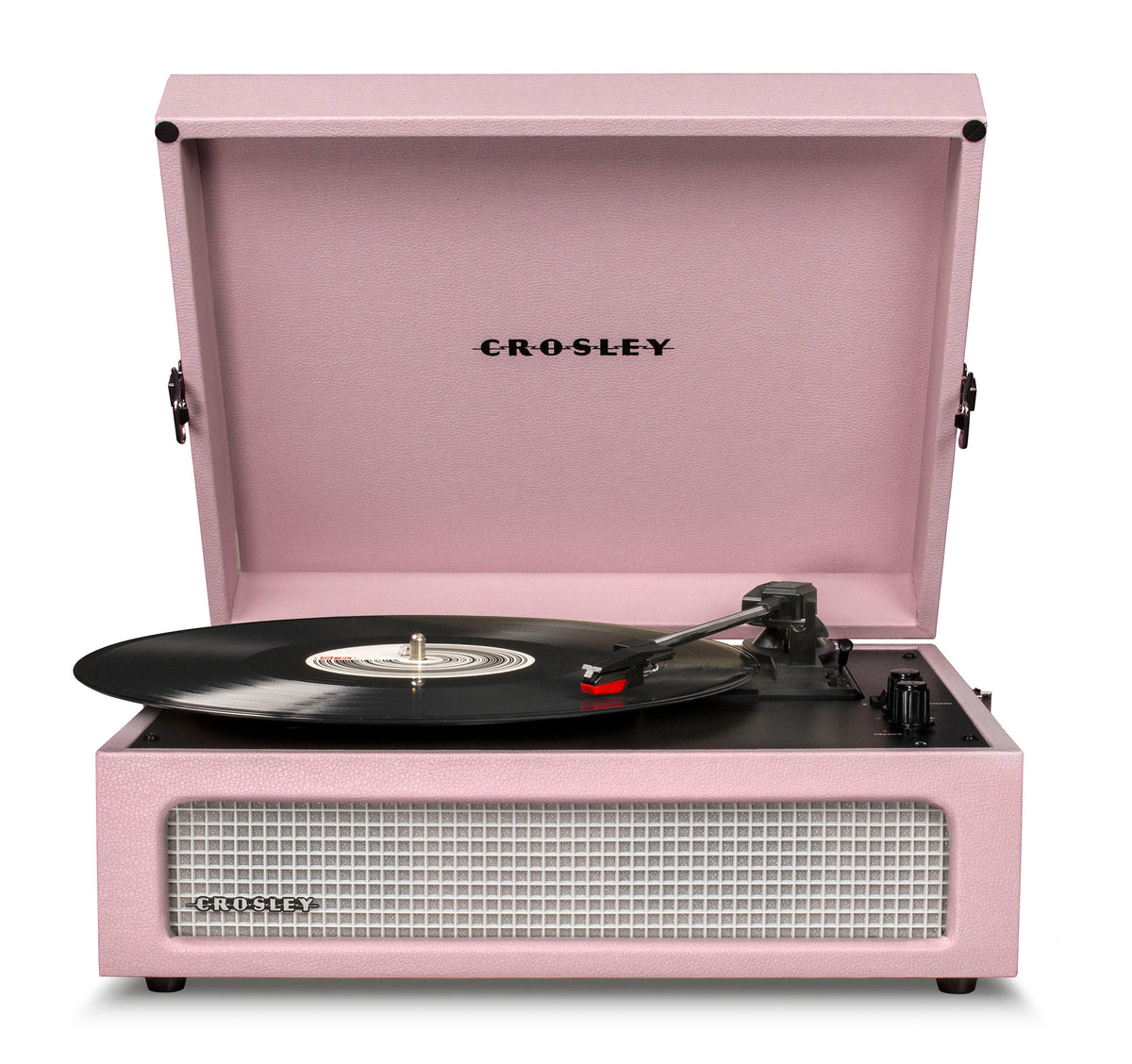 CROSLEY Crosley Voyager Amethyst - Bluetooth Portable Turntable  &amp; Record Storage Crate