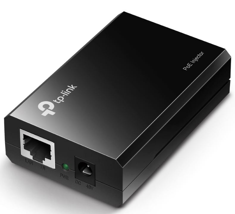 TP-LINK TL-POE150S PoE Injector Splitter 2xGbE Gigabit RJ45 Port Power Over Ethernet Adapter carry Power &amp; Data over 100m Plug &amp; Play