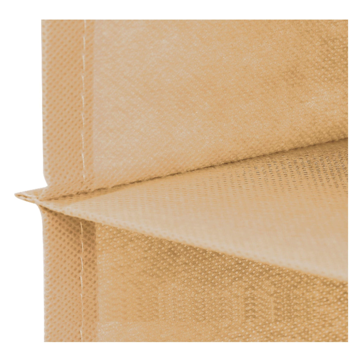 2 Pack 5-Tier Shelf Hanging Closet Organizer and Storage for Clothes (Beige)