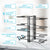 CARLA HOME Adjustable 8-Tier Pan Rack Pot Organizer for Kitchen Cabinet