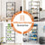 CARLA HOME 5-Tier Adjustable Metal Storage Shelves Wire Rack Organizer for Kitchen, Pantry, Bathroom or Laundry Room (60cm W x 40cm D x 176cm H)