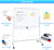 CARLA HOME Double-Sided Magnetic Whiteboard 120x90cm with Wheels, Reversible Design for School, Office & Home