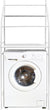 CARLA HOME 3-Tier Over Washing Machine Storage Rack for Laundry Room Space Saving, Towels, Detergent & Bathroom Essentials