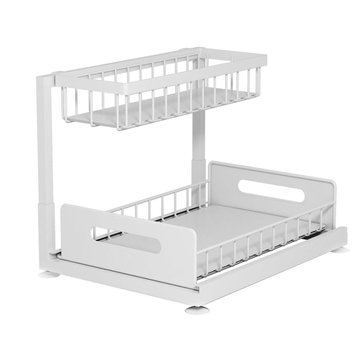 CARLA HOME 2 pack Under Sink Organiser with Sliding Drawers & 2 tier for Kitchen & Bathroom