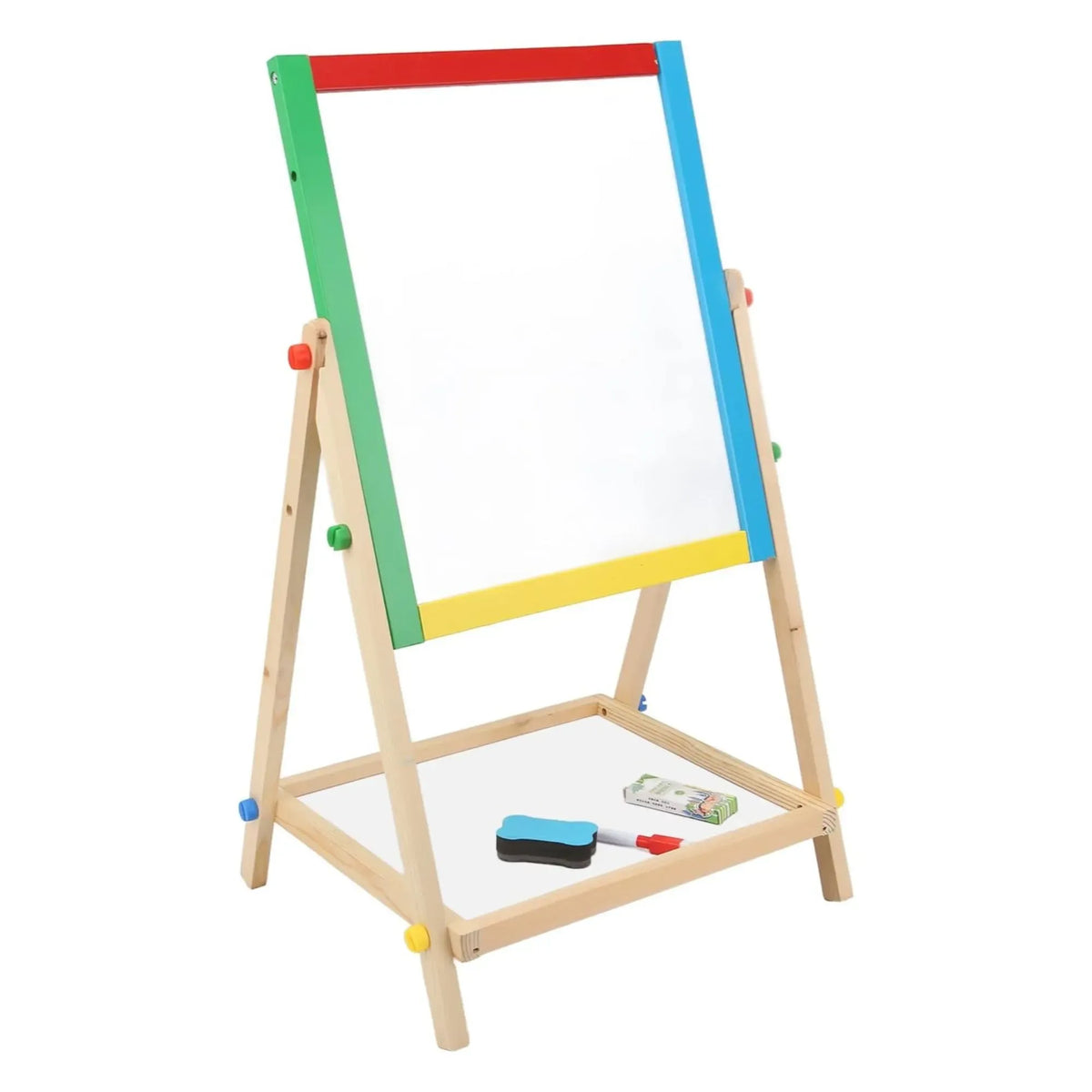 CARLA HOME 2-in-1 Kids Art Easel Chalkboard &amp; Whiteboard