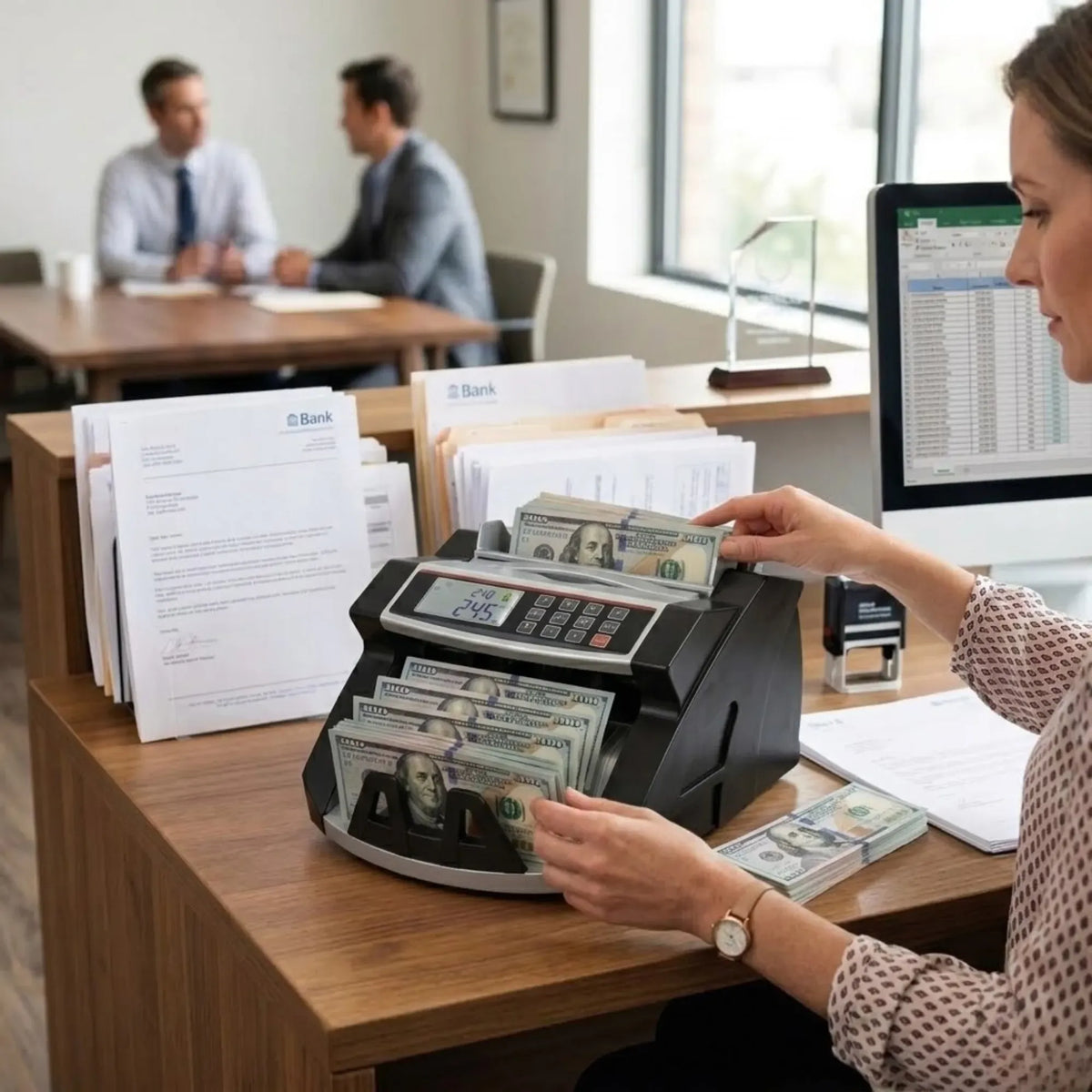 CARLA HOME Money Counting Machine with Uv Detection Bill Counter