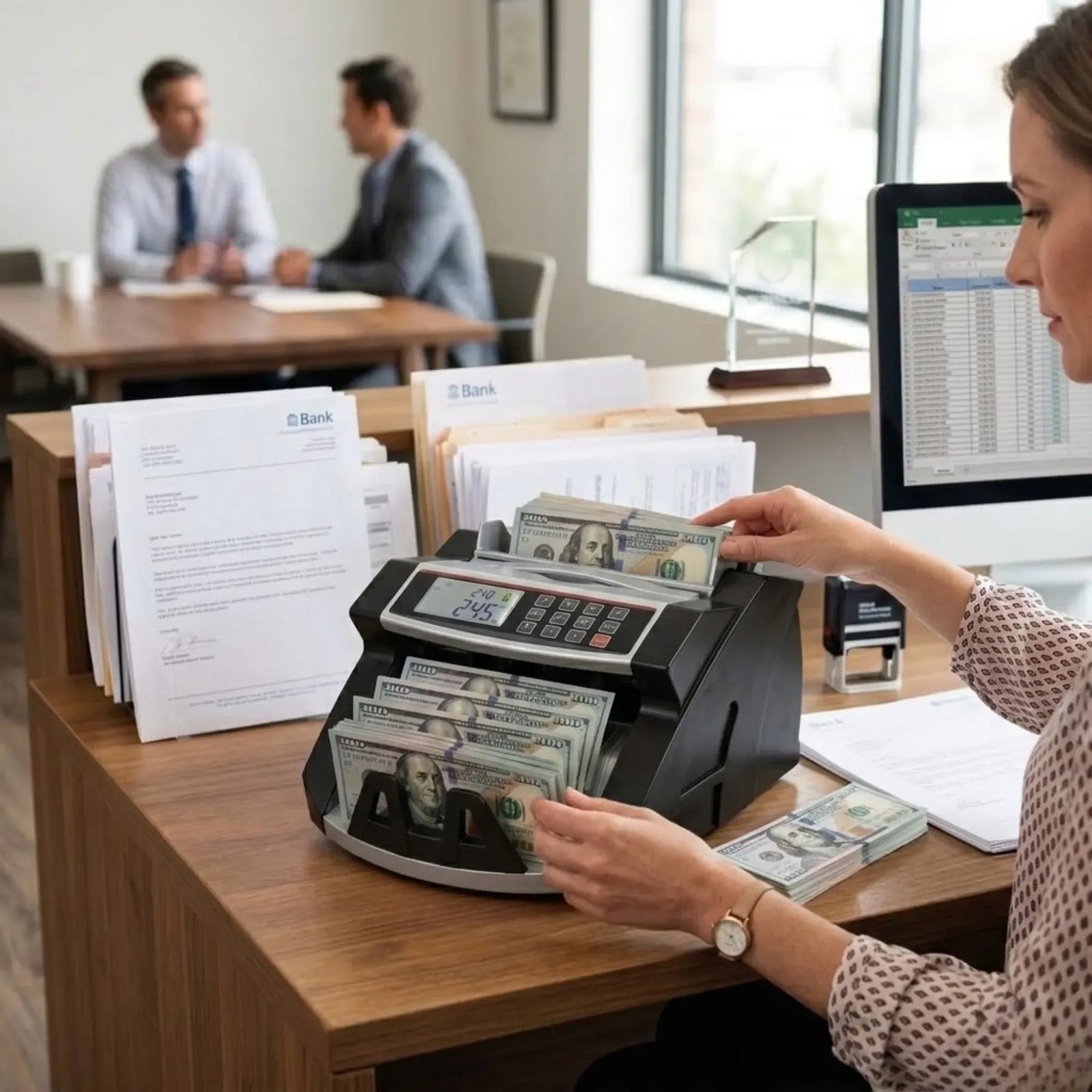 CARLA HOME Money Counting Machine with Uv Detection Bill Counter
