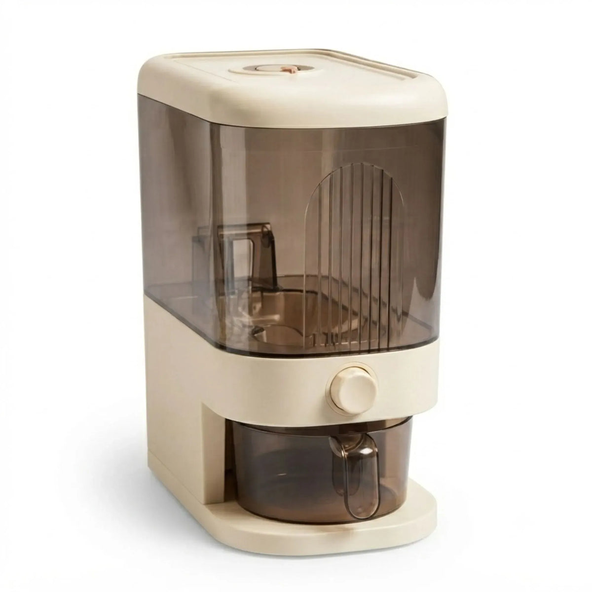 CARLA HOME Rice Dispenser 5kg Large Storage, Press Button Grain Container Kitchen