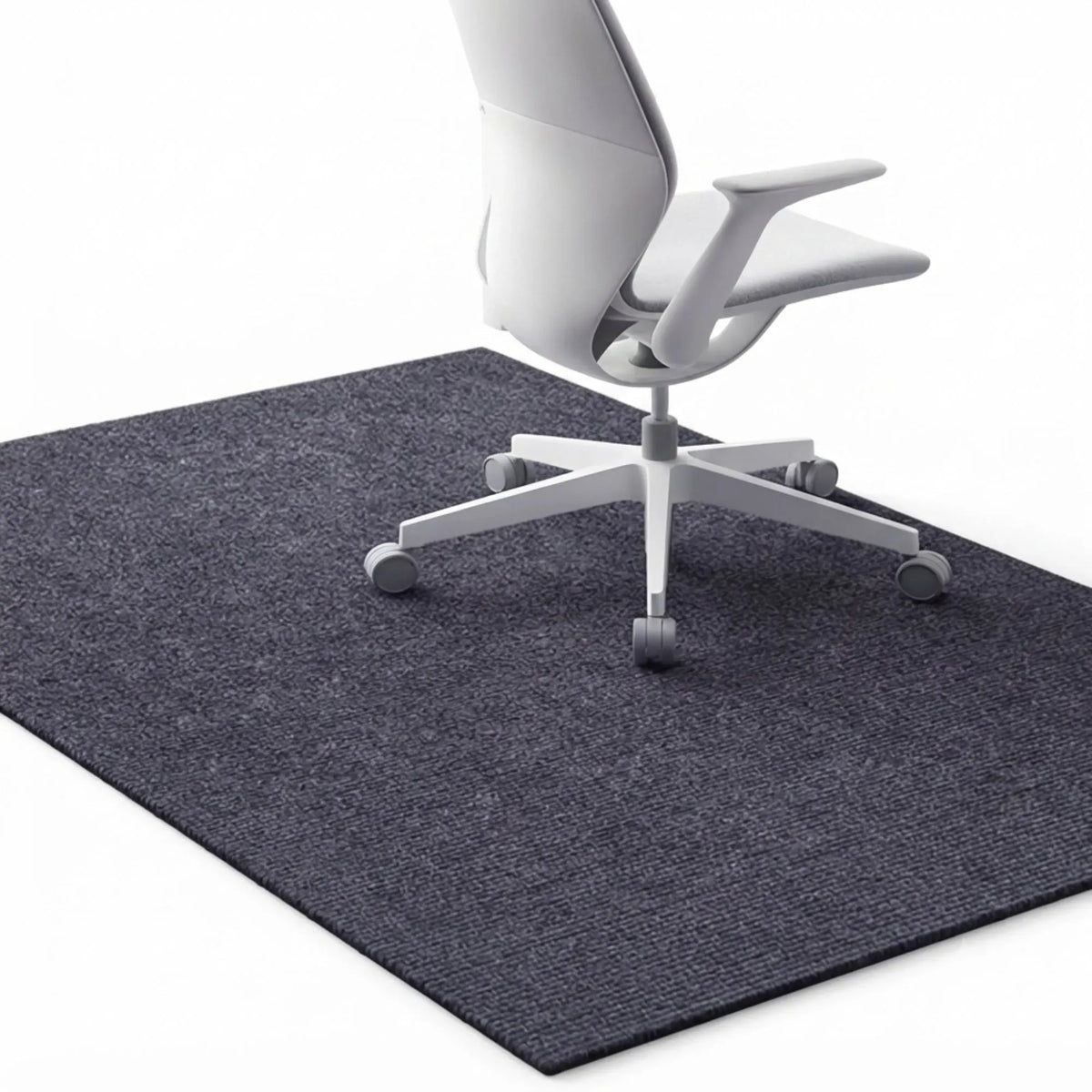 CARLA HOME Office Chair Mat Hard Floor Protector, 120x90 cm, Anti-Slip, Grey