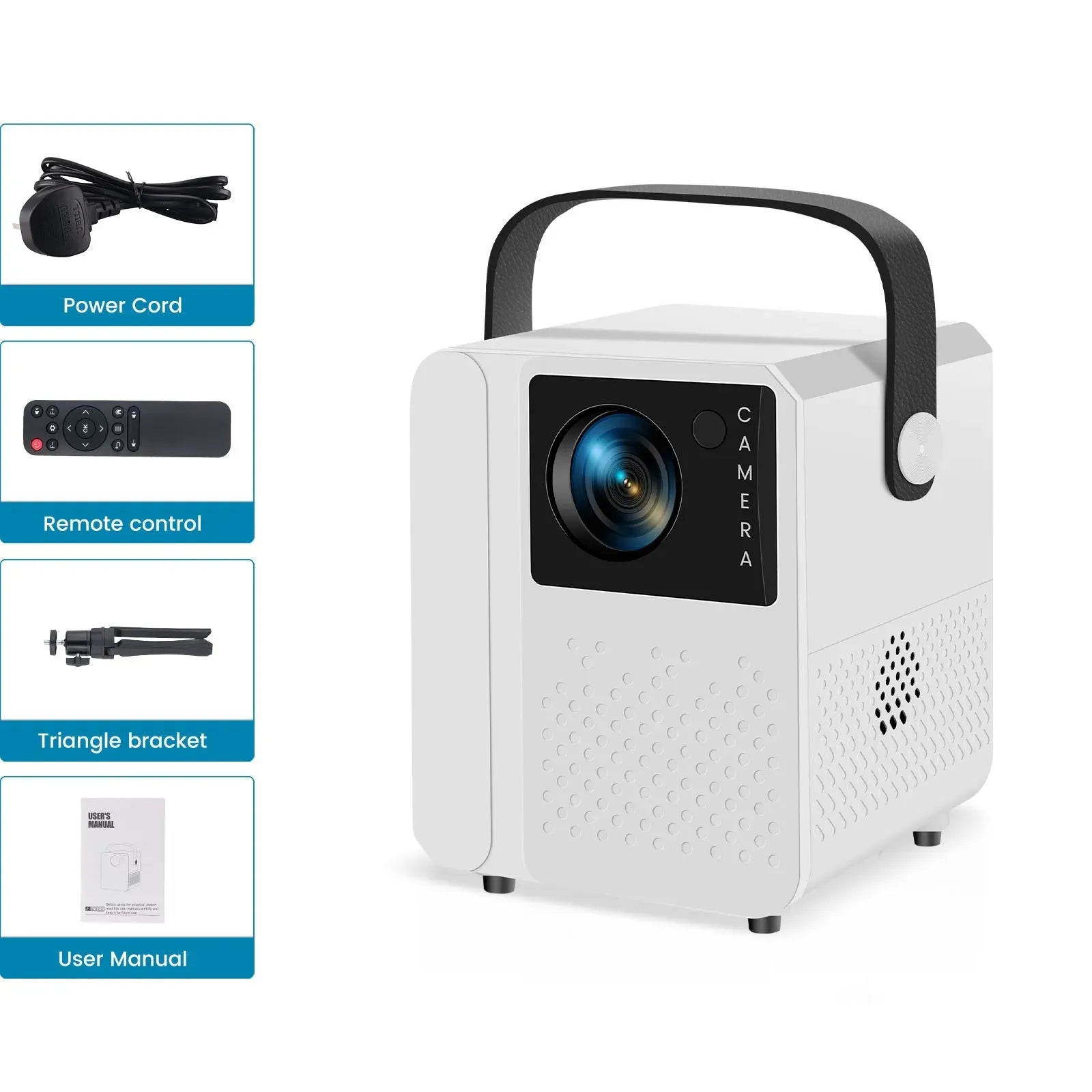 Smart LED Projector Mini Home Theater 1080P 7000 Lumens WiFi Bluetooth Android 11