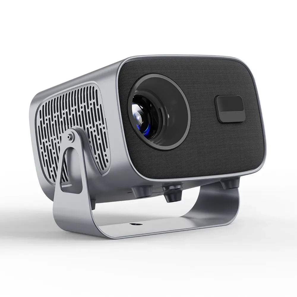 5G 4K Smart Projector Black with WiFi, Bluetooth, HDMI, USB for Home Theater