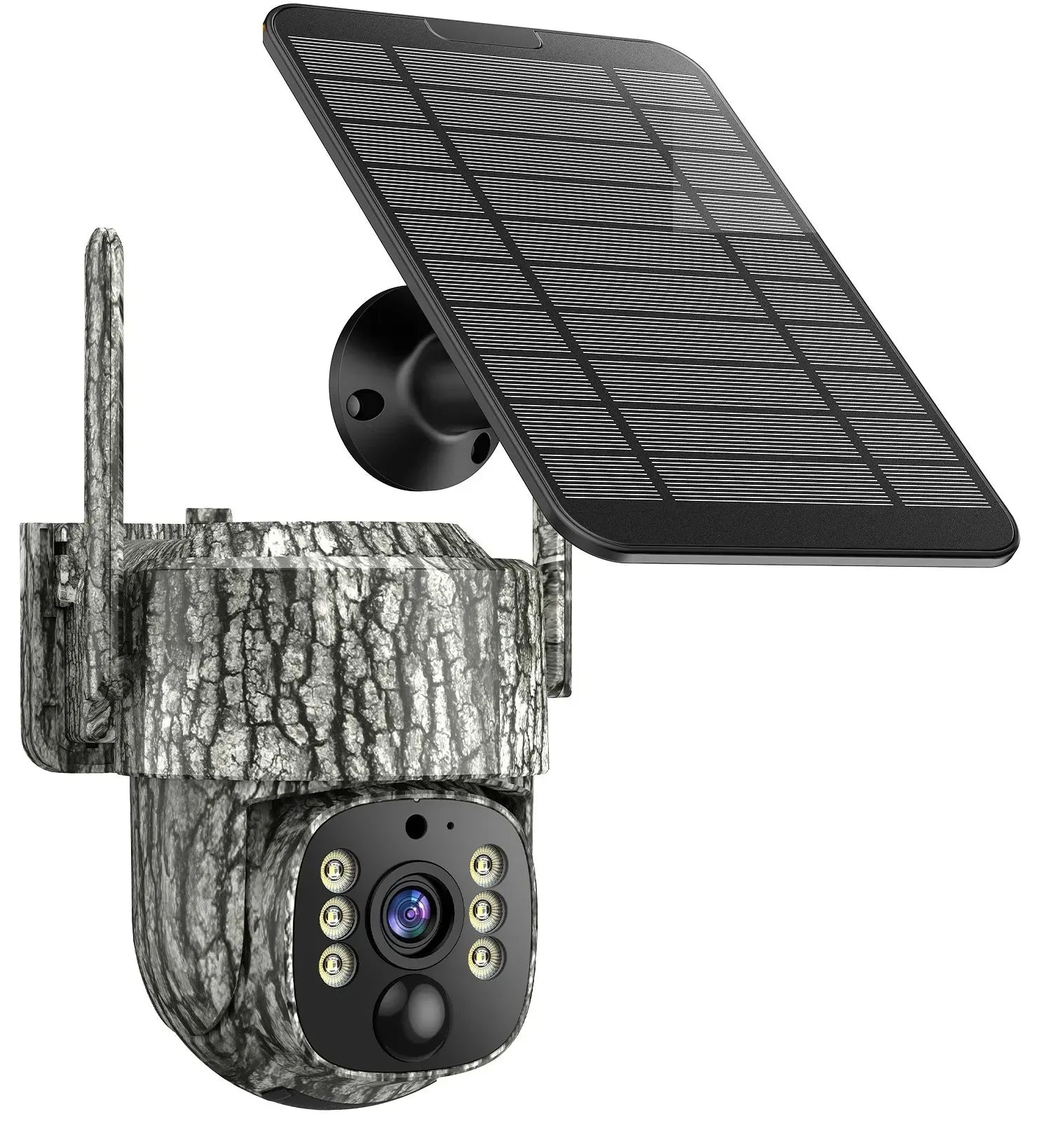 4G Trail Security Camera 2.5K Black Outdoor Wildlife Monitoring with Live View