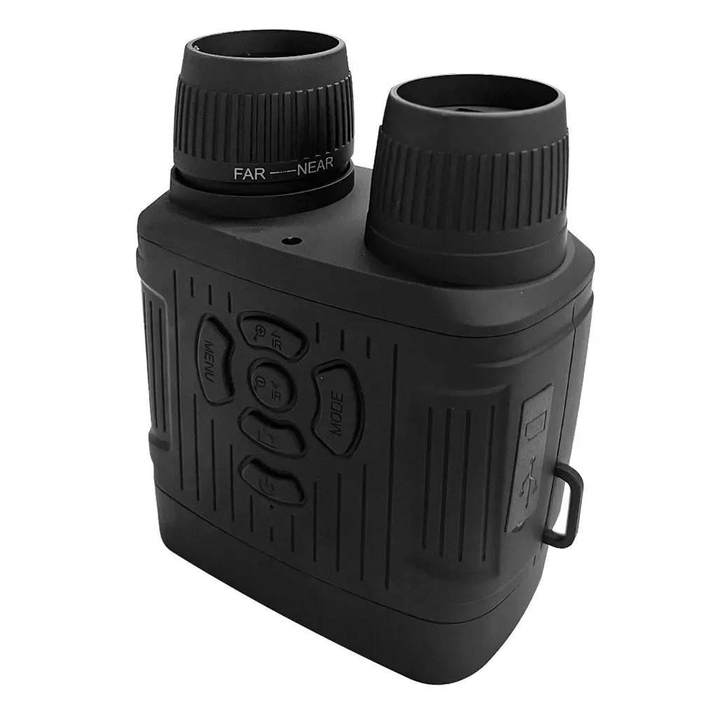 2.7K Infrared Night Vision Goggles with 36MP Resolution and 10X Zoom, Black