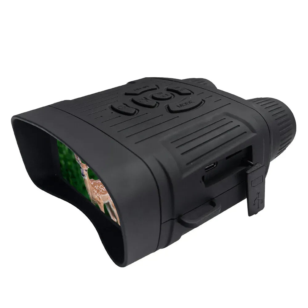 2.7K Infrared Night Vision Goggles with 36MP Resolution and 10X Zoom, Black