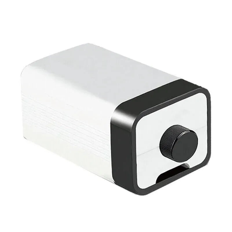 Black Aquarium Oxygen Pump with Dual Outlets for Fish Tank and Pond, 2x90L/h