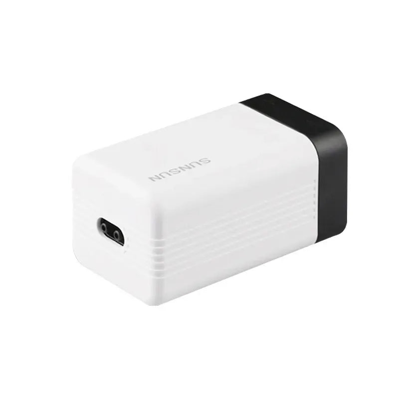 Black Aquarium Oxygen Pump with Dual Outlets for Fish Tank and Pond, 2x90L/h