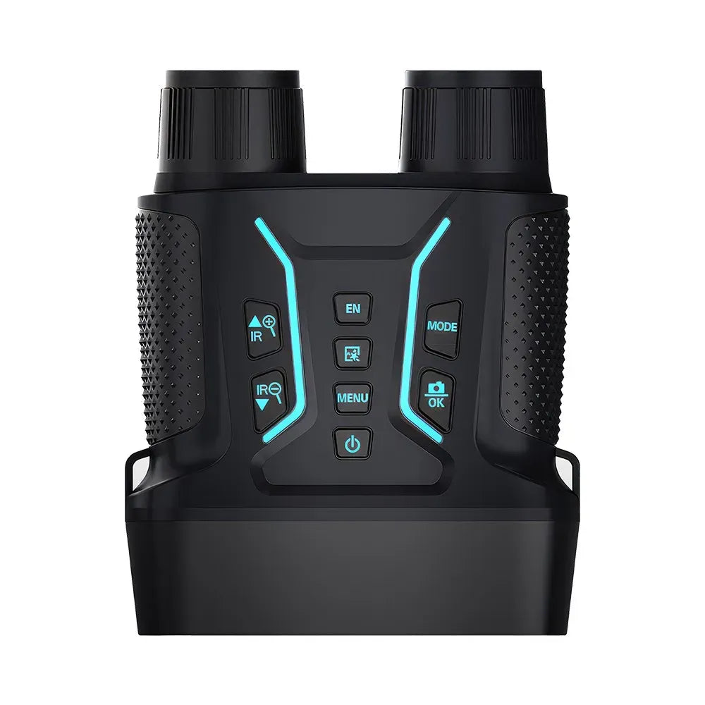 36MP 8X Zoom 4K Infrared Night Vision Binoculars with 4.5" Screen - Black