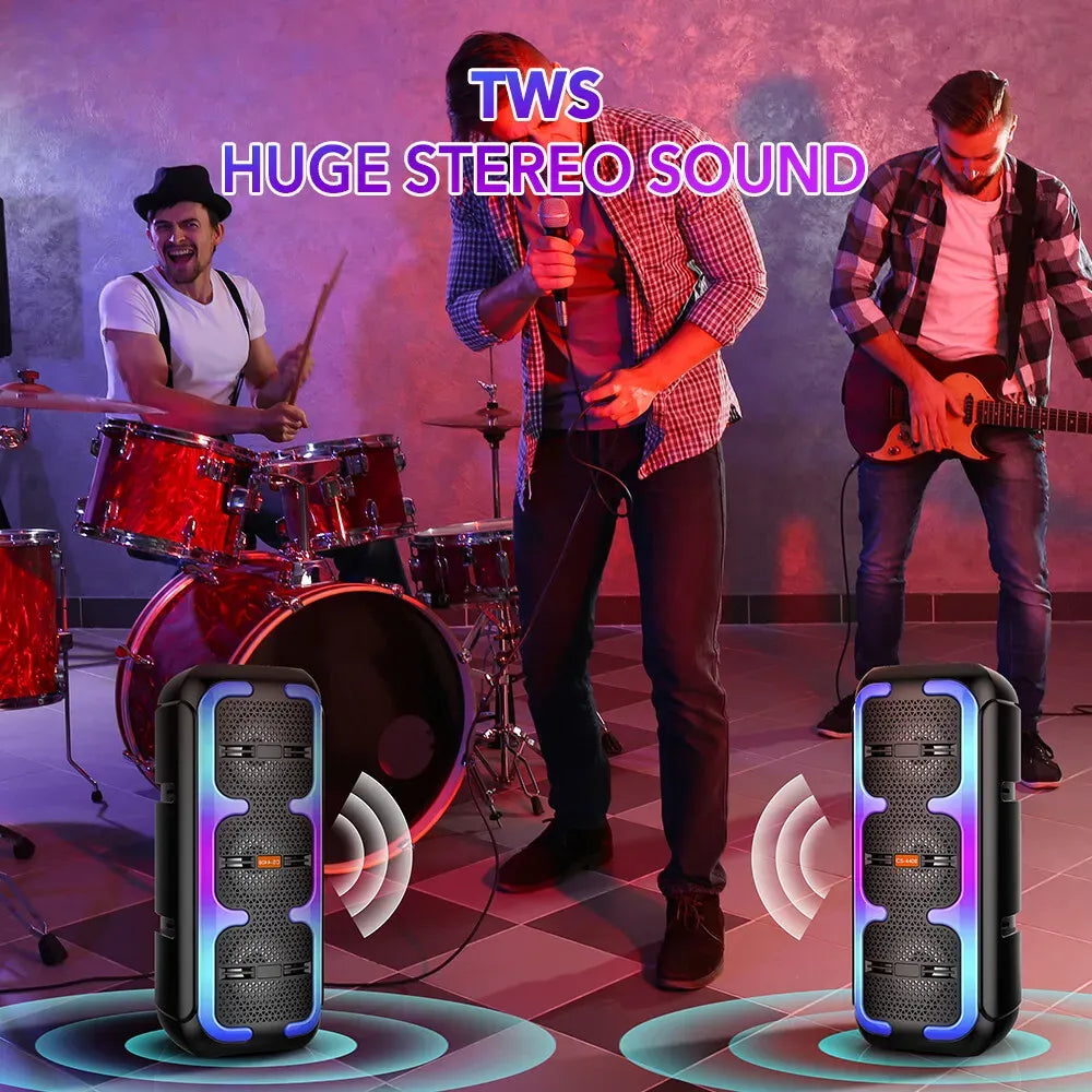Portable Black Wireless Bluetooth Speaker