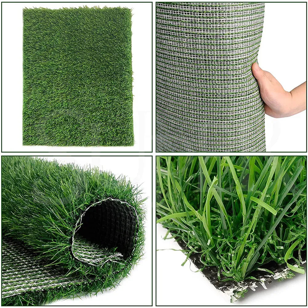 Portable Indoor Dog Potty Training Grass Mat in Black, 1060x410x70mm