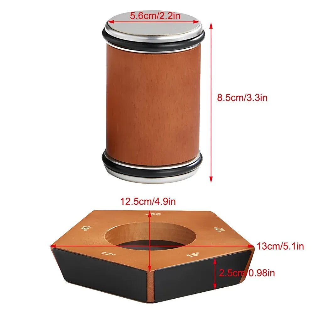 Brown Manual Knife Sharpener with Diamond Discs and Magnetic Angle Base