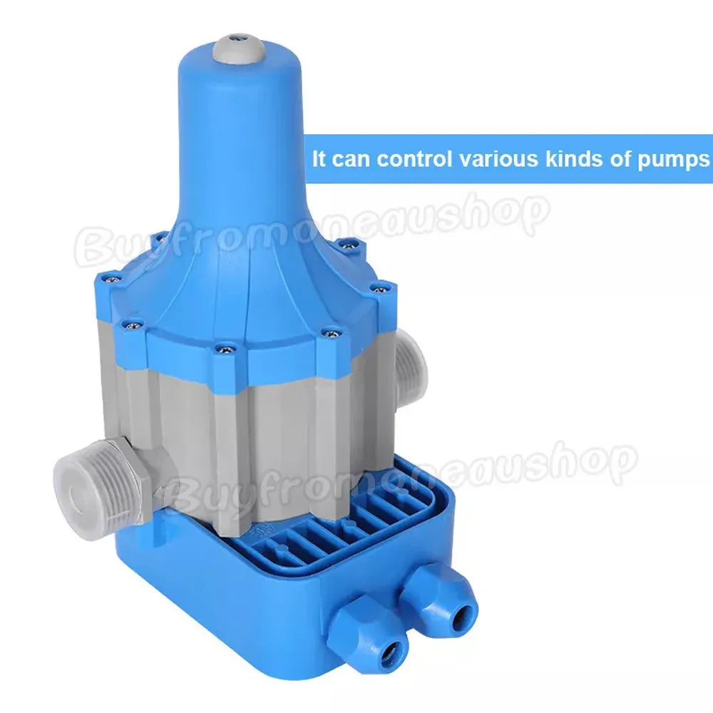 Automatic Water Pump Controller Pressure Switch Electronic Unit in Blue for Irrigation