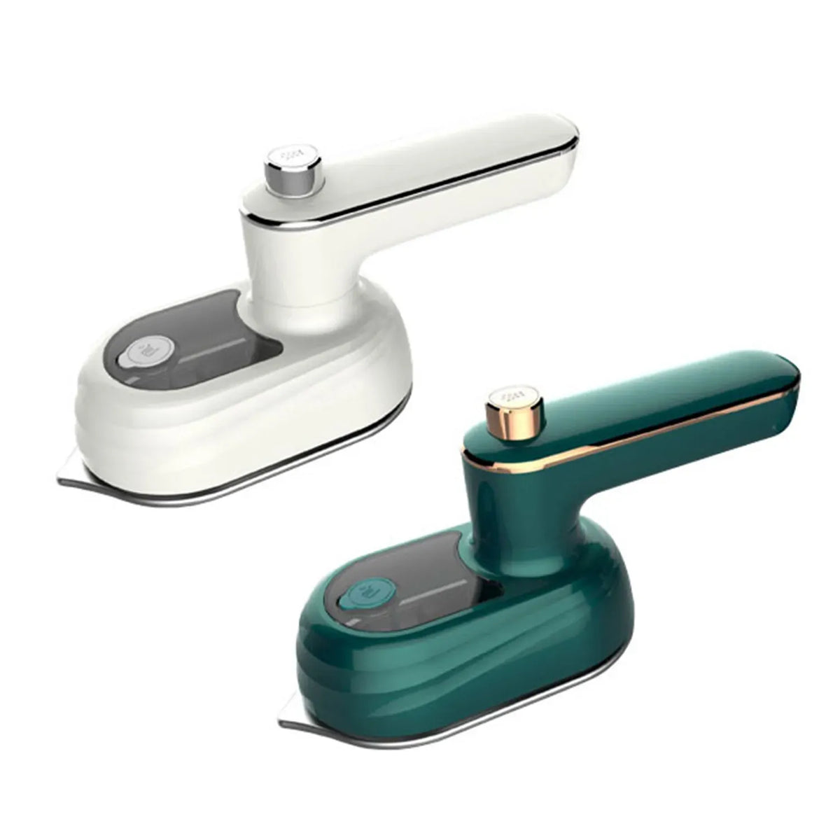 Portable Mini Handheld Garment Steamer in Creamy White for Home & Travel