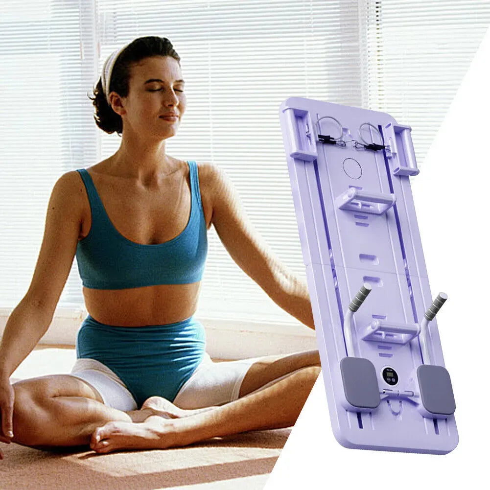 8-in-1 Multifunctional Black Fitness Board for Pilates, Abdominal Strength, and Core Training