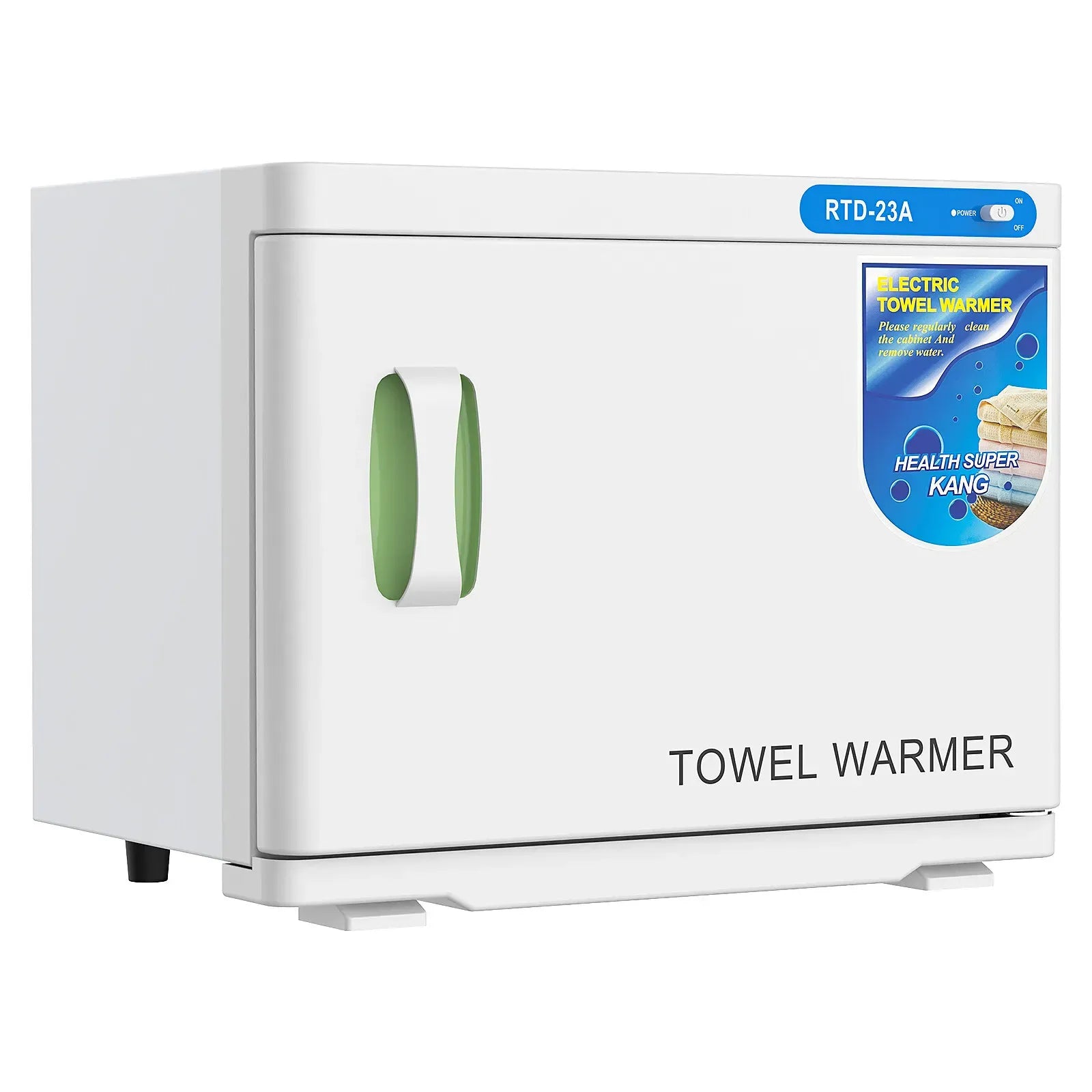 White 23L Black UV Towel Sterilizer Warmer Cabinet for Beauty Spa Salon