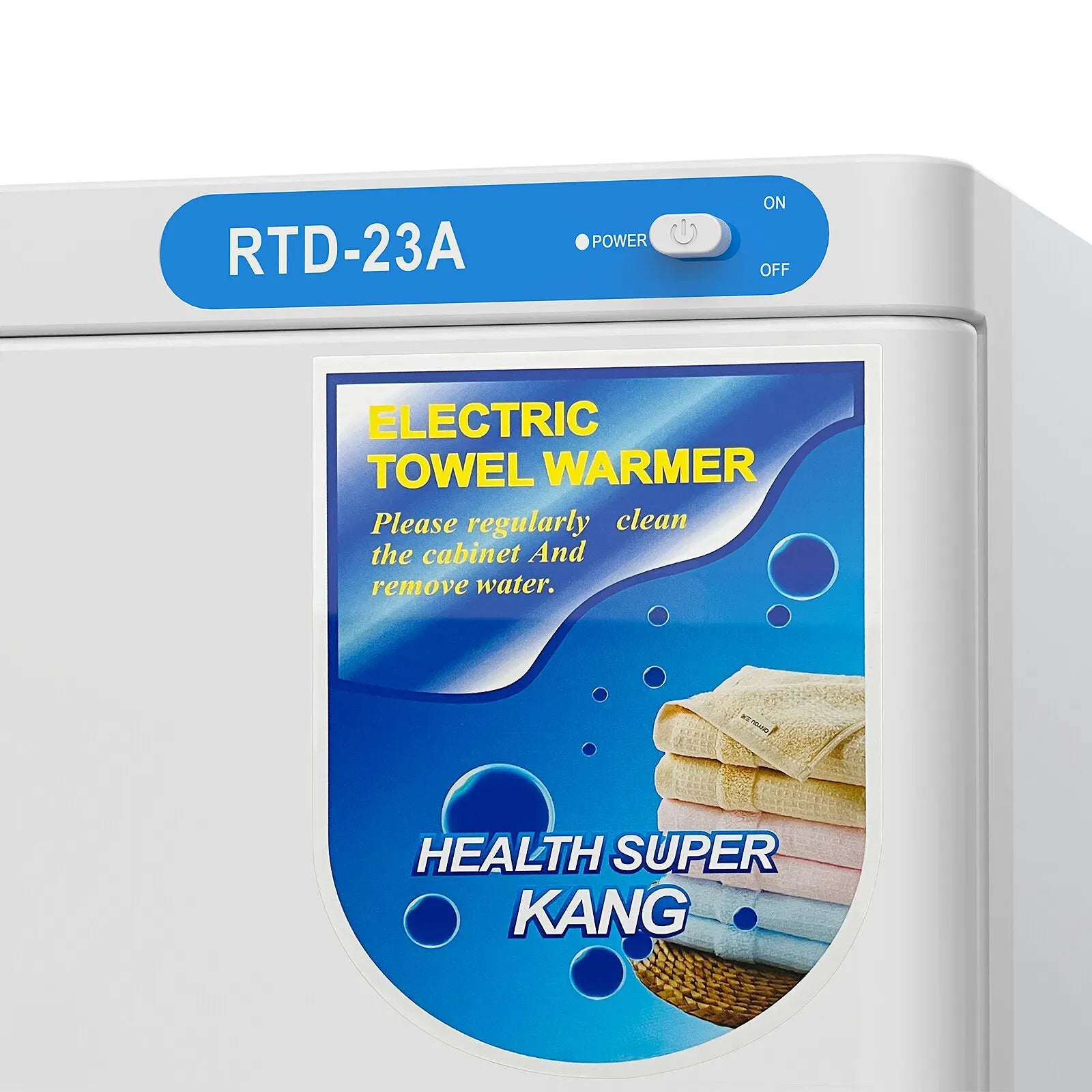 White 23L Black UV Towel Sterilizer Warmer Cabinet for Beauty Spa Salon