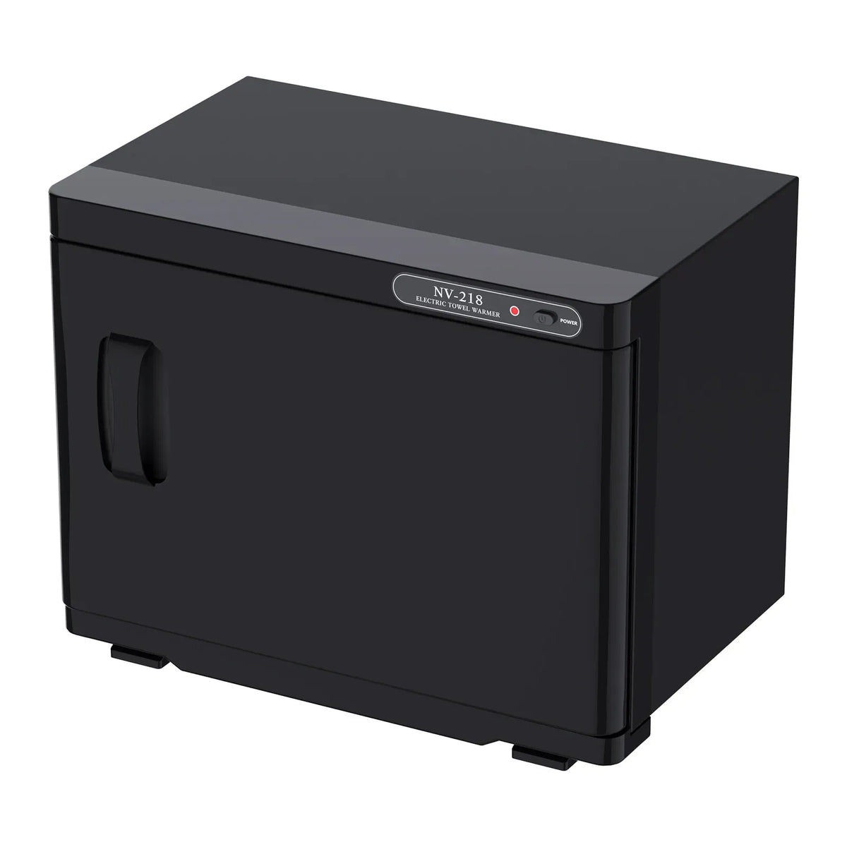 23L Black Hot Towel Warmer UV Sterilizer Disinfection Cabinet for Salon and Spa