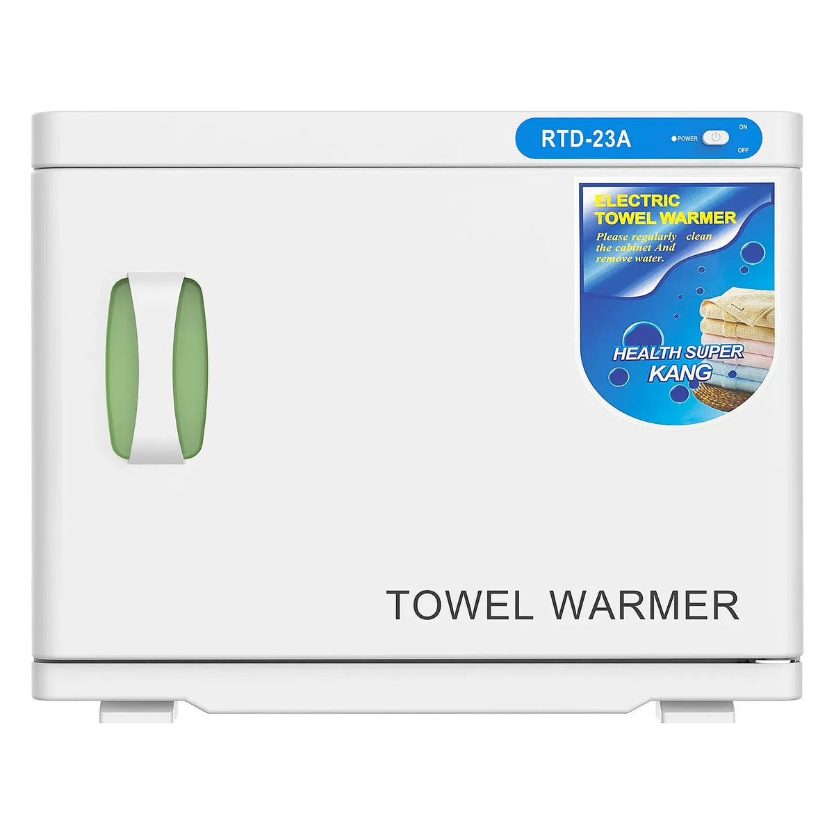White 32L Black Hot Towel Warmer UV Sterilizer Cabinet for Salon and Home Use