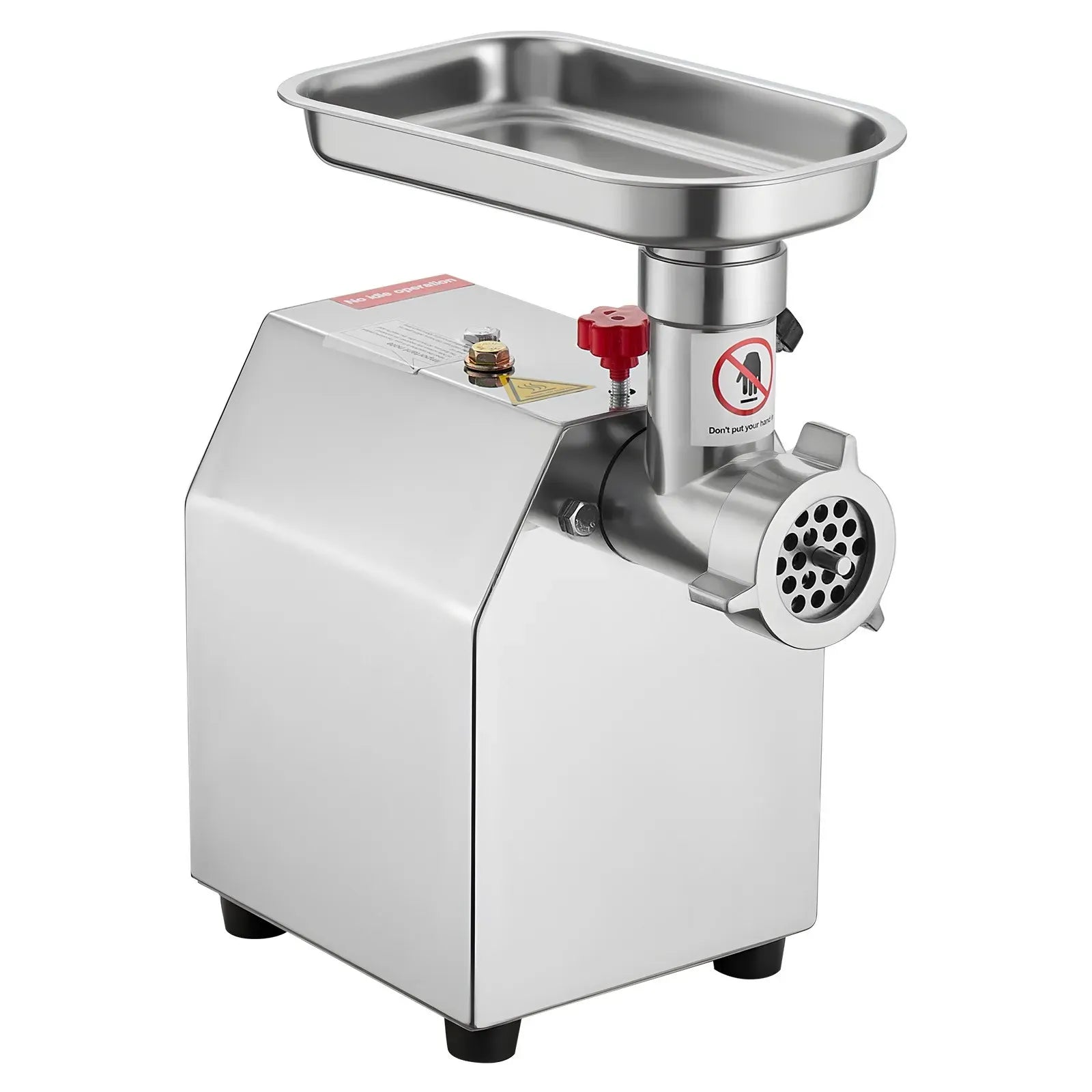 Commercial Electric Meat Grinder, Stainless Steel, 2.04 kg/Min, Sausage Stuffer