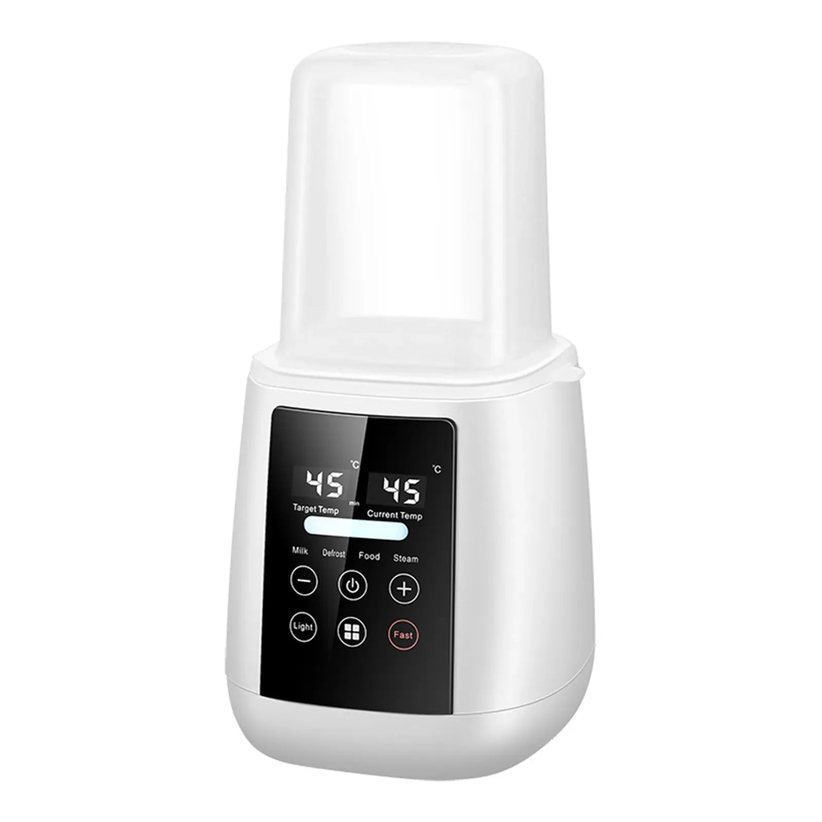 Baby Bottle Warmer Black with LCD Display, Timer, and Adjustable Temperature Control