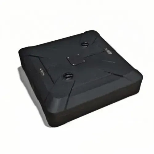 82cm Black Offset Patio Umbrella Base - Sand/Water Filled Square
