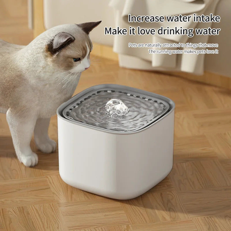 3L Cat Water Fountain Large Filter USB