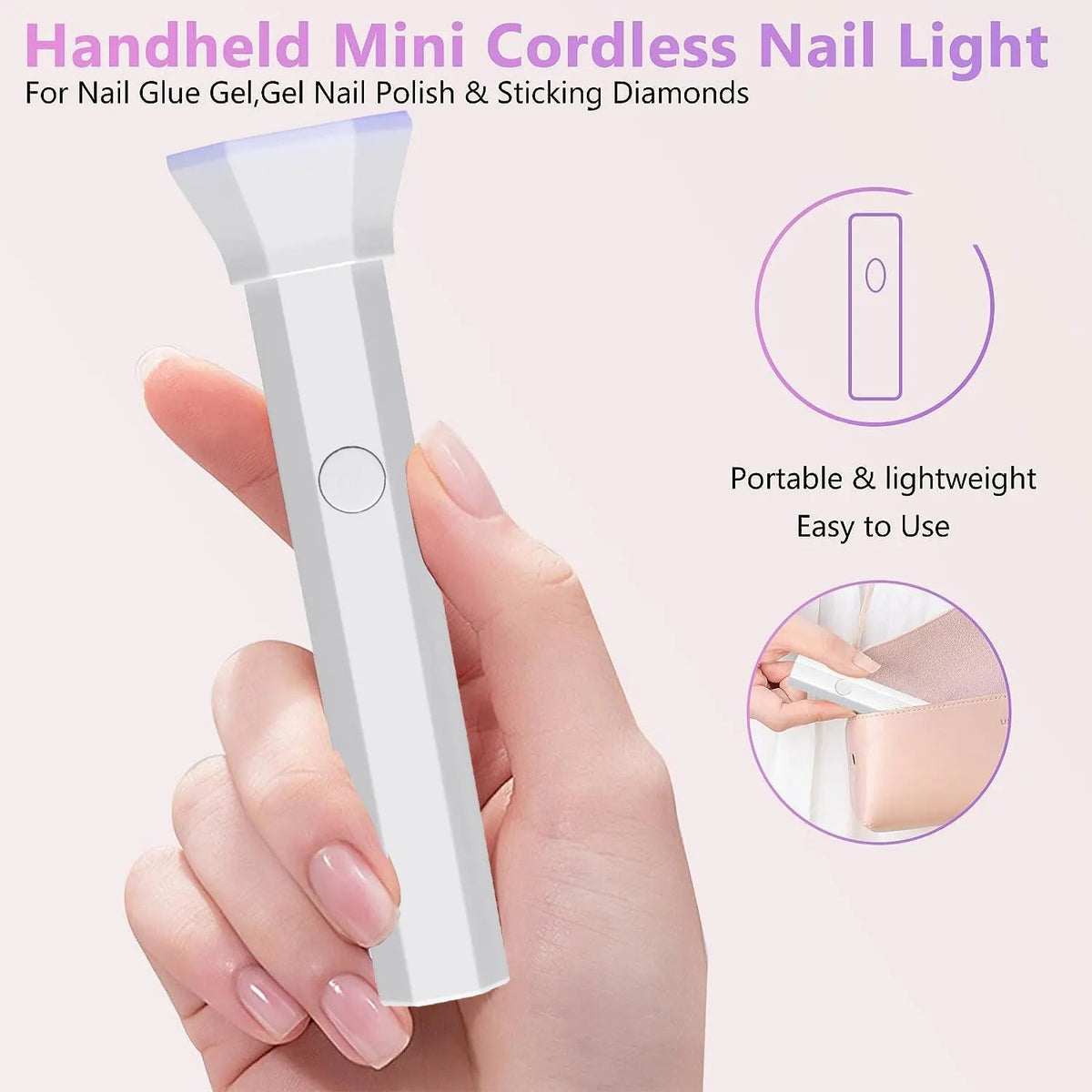 UV LED Nail Dryer Lamp for Quick Gel Curing