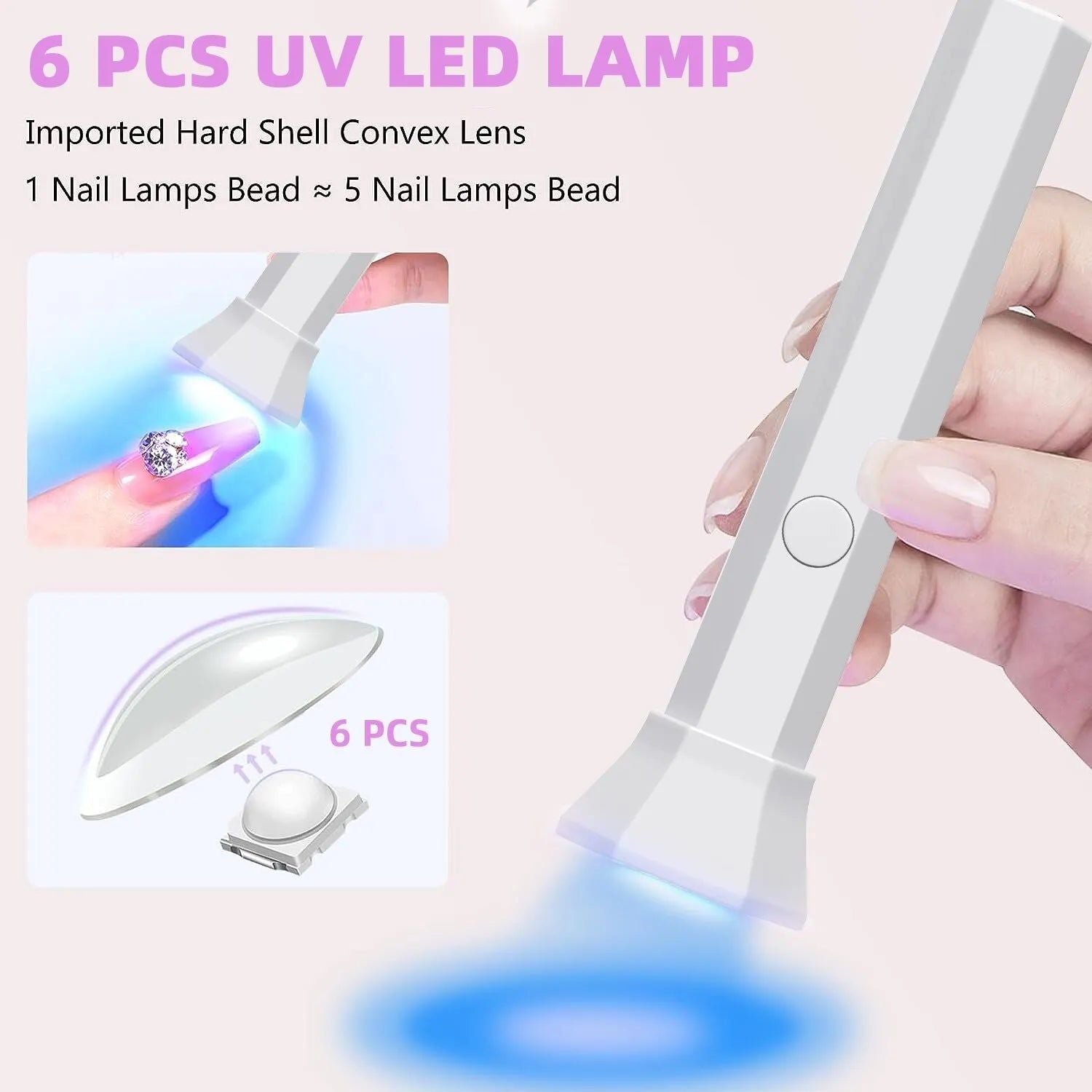 UV LED Nail Dryer Lamp for Quick Gel Curing