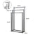 3 Tier Metal Towel Rack Freestanding Bathroom Organizer Rail
