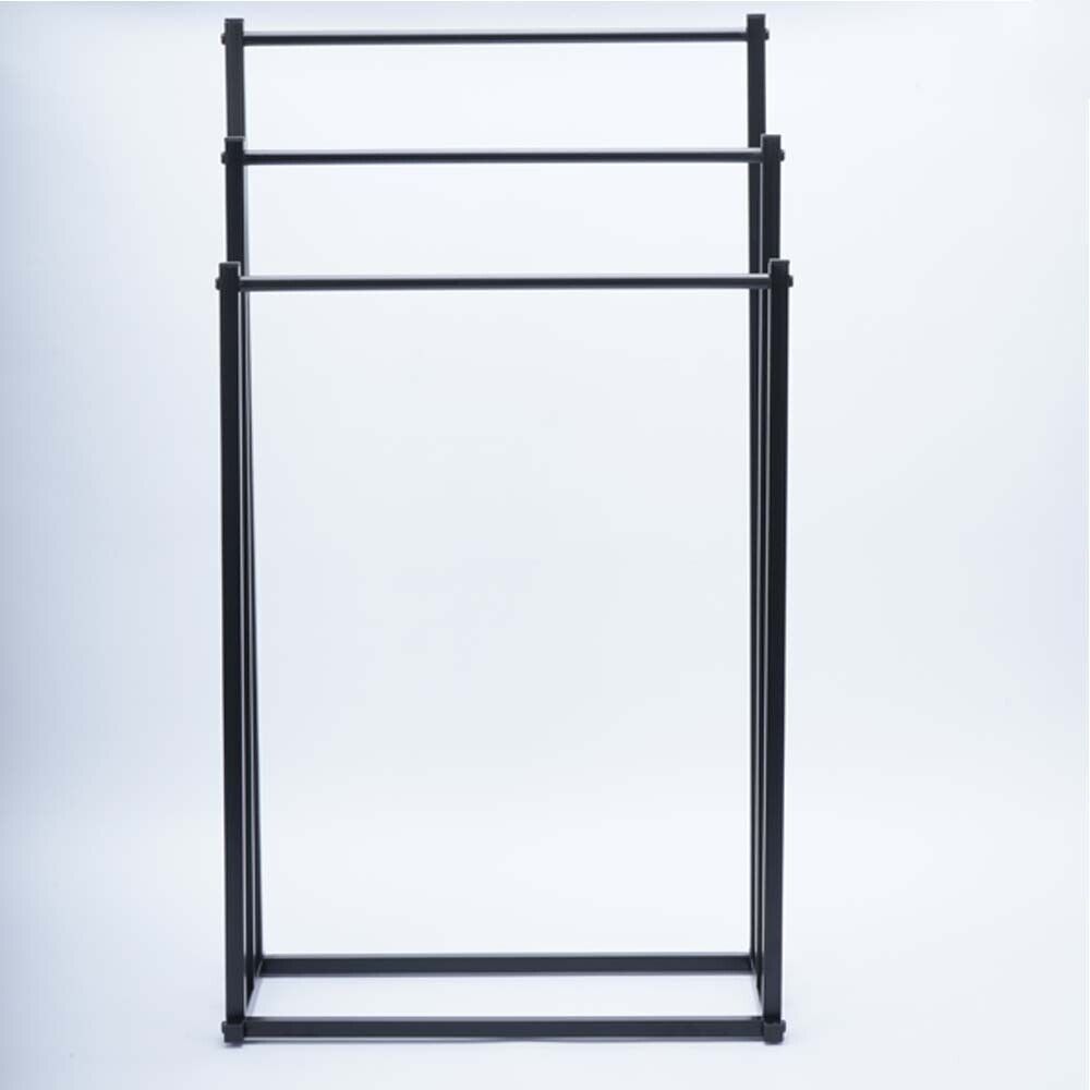 3 Tier Metal Towel Rack Freestanding Bathroom Organizer Rail