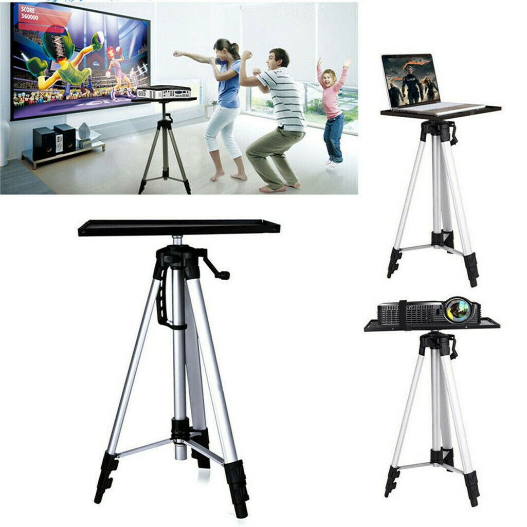 Adjustable Aluminium Laptop Projector Tripod Stand 52-140cm